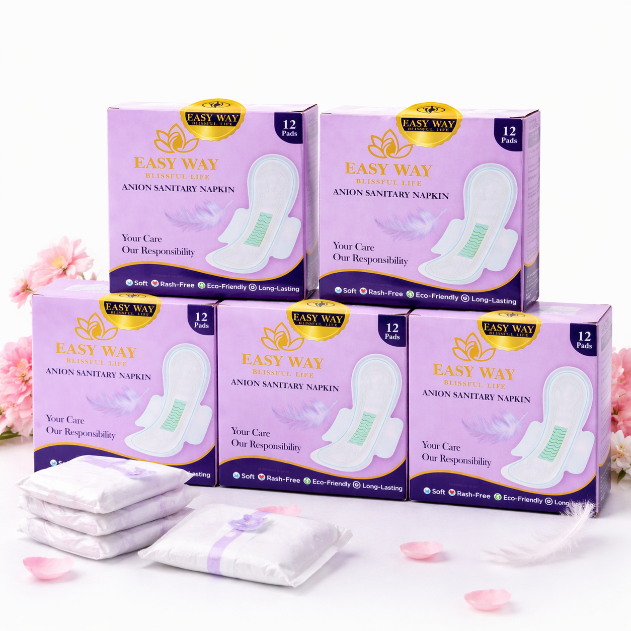 Easy Way Anion Sanitary Pads ( 5 Pack )