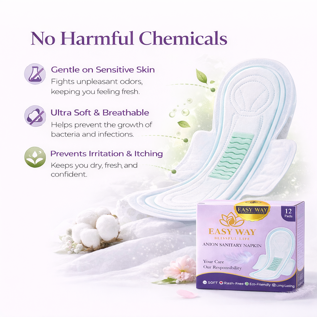 Easy Way Anion Sanitary Pads ( 2 Pack )